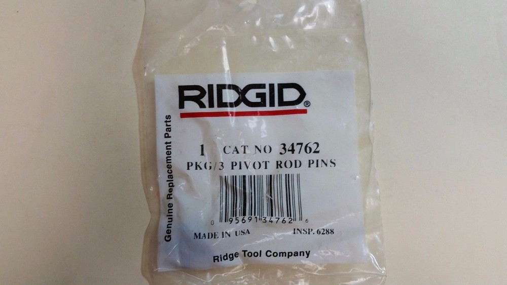 RIDGID, PIVOT ROD PINS PKG/3 CAT#34762