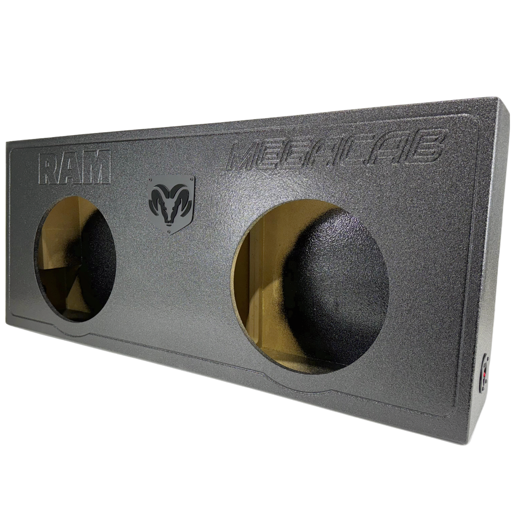 Subwoofer Enclosure Box Dodge Ram Mega Cab 06-22 Ported 2x15"