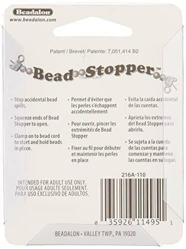 Beadalon 8-Piece Bead Stopper, Small