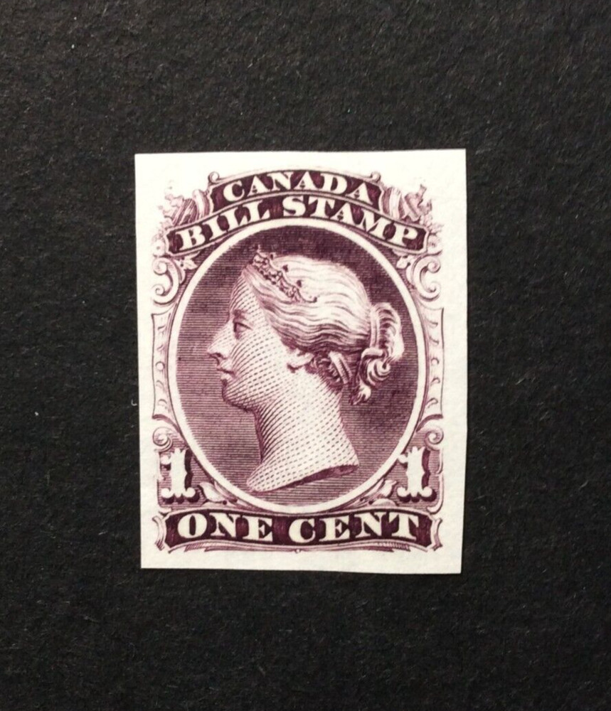 BroadviewStamps Canada Bill Stamp plate proof.  MNH VF.
