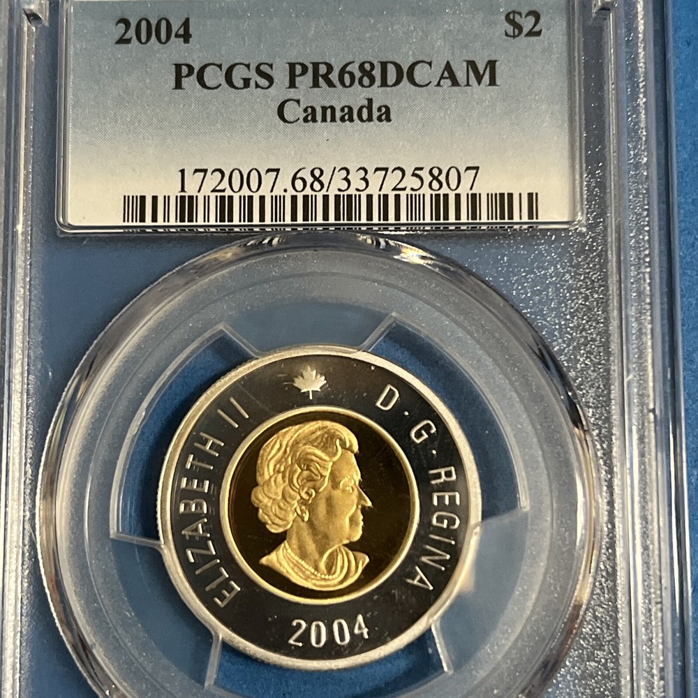 2004 CANADA Silver 2 Dollars $2 PCGS PR68 DCAM