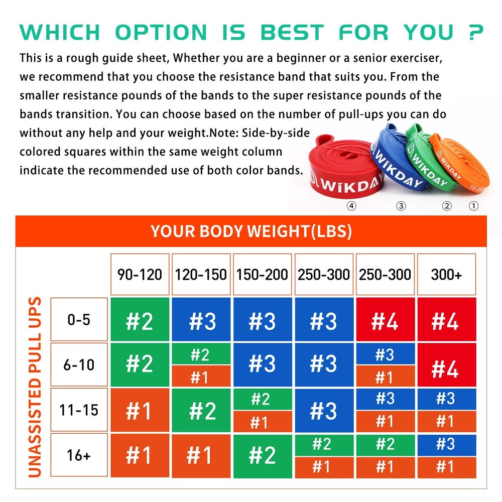 Resistance Bands for Working Out, Exercise Bands, Workout Bands, Pull Up Assi...