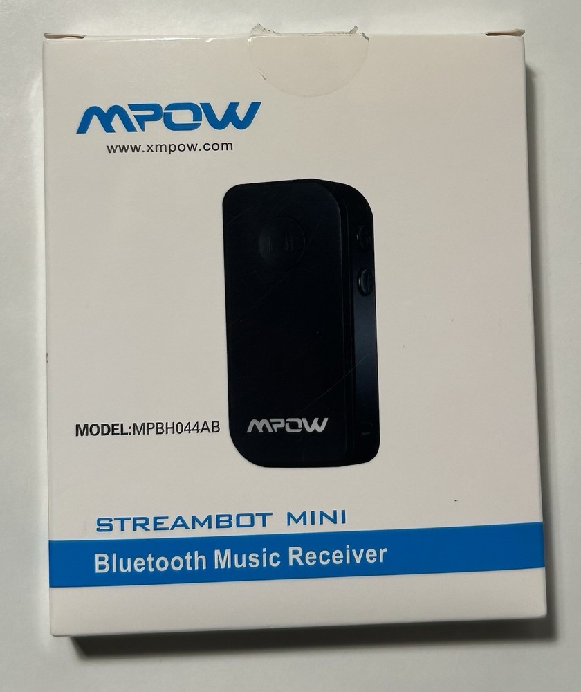 MPOW STREAMBOT MINI Bluetooth Music Receiver Model: MPBH044AB