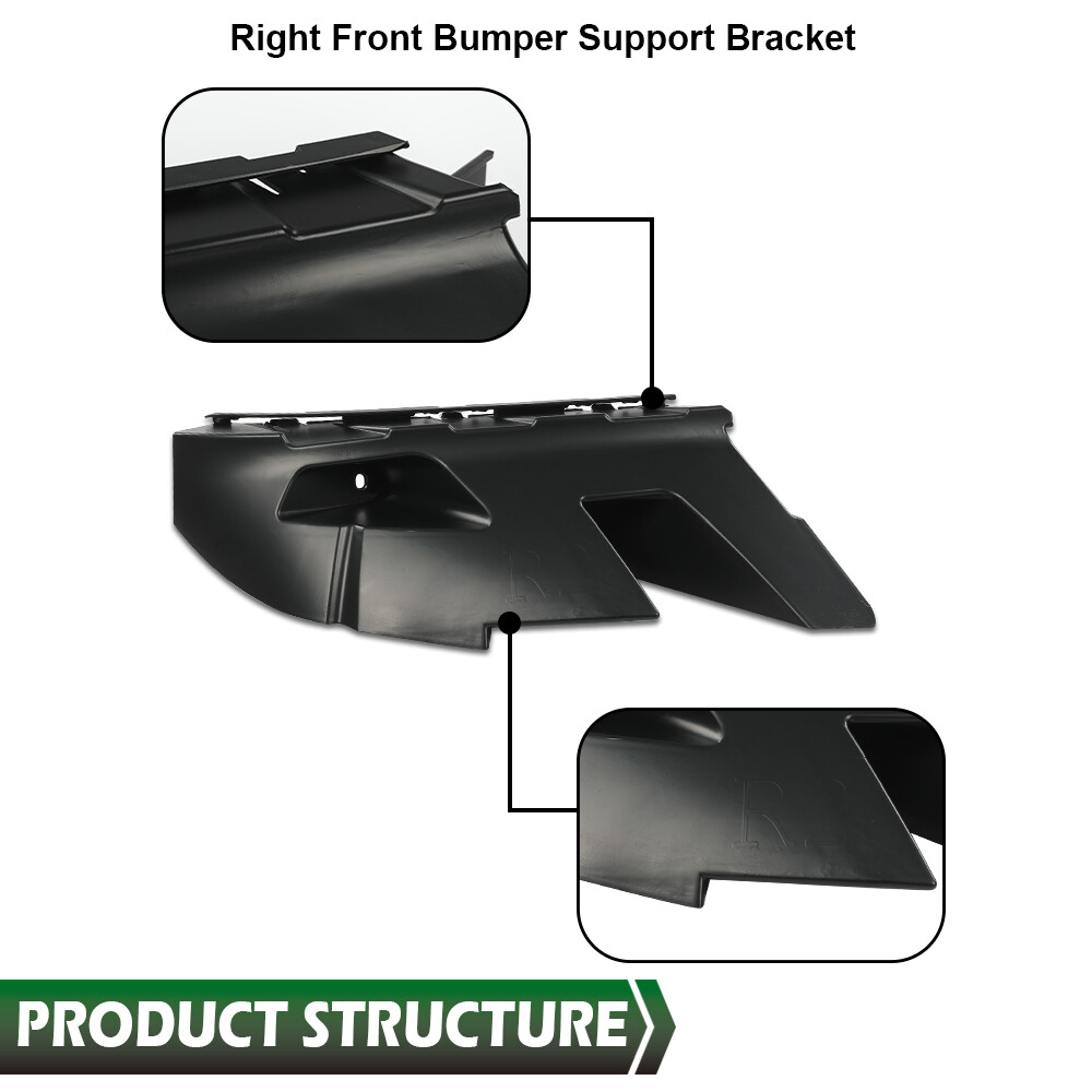 Front Bumper Support Bracket Left+Right Side Pair For Ram 1500 Classic 2013-2019