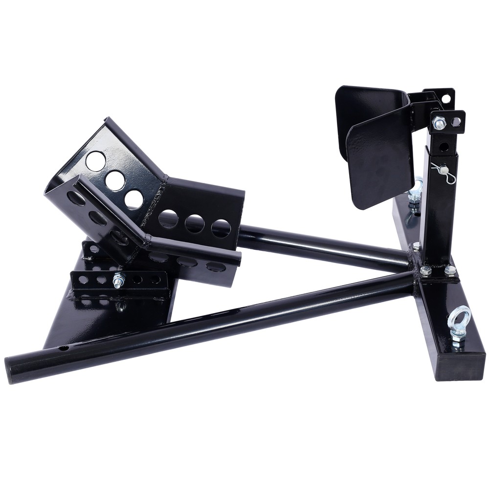 Motorcycle Front Tire Chock, for 17"-21" Wheels Locking Adjusting Stand