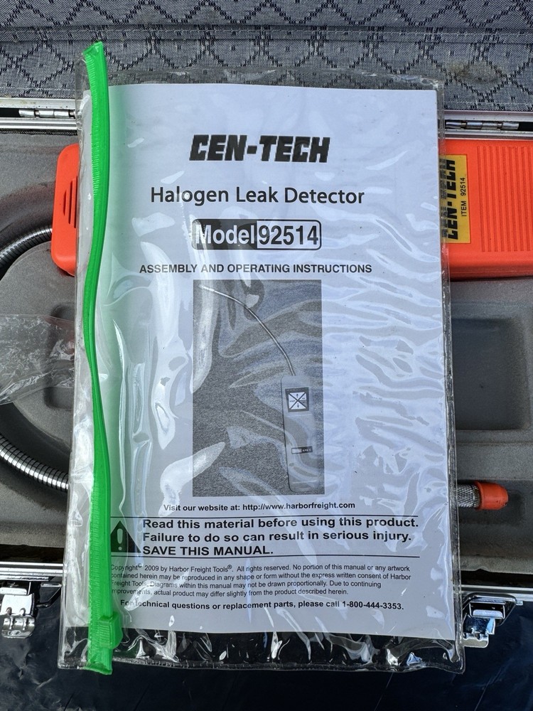 Cen-Tech Halogen Leak Detection Kit for HVAC Systems