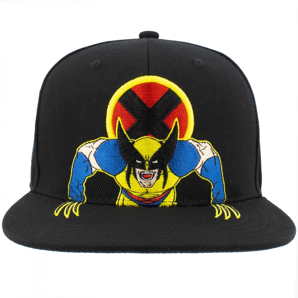 X-Men Wolverine Berserker Barrage Snapback Hat Black