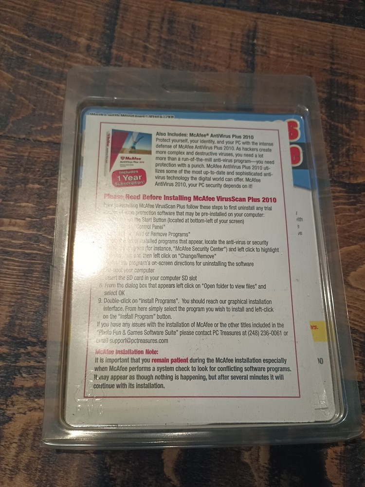 Photo Fun & Games Software Suite 2gb SD Card