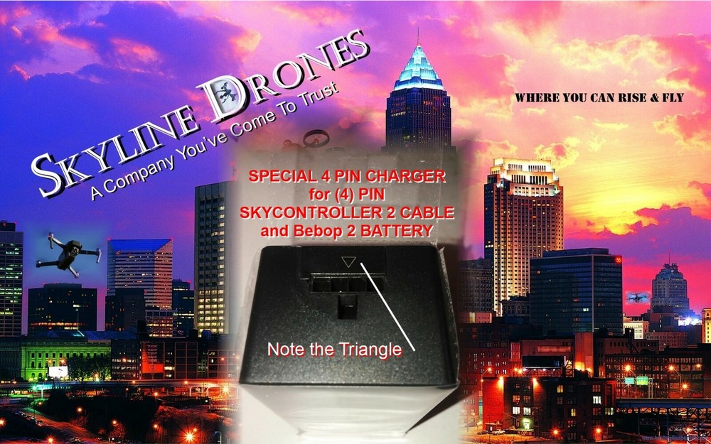 Parrot Genuine Sky controller 2 FOUR-PIN Charger