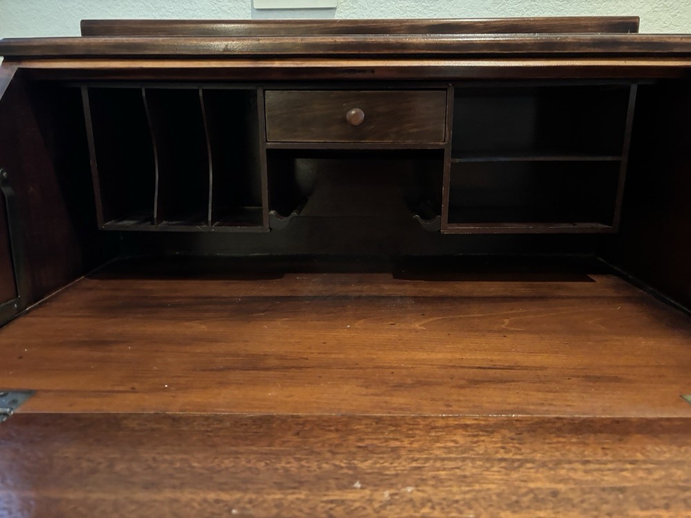 Antique Cherry Queen Anne Desk