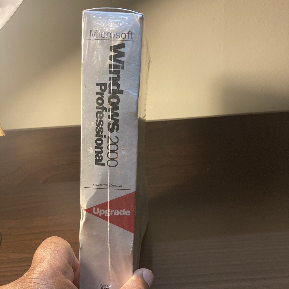 (NEW) Microsoft Windows 2000 Professional Retail Box Sealed (Upgrade Version)
