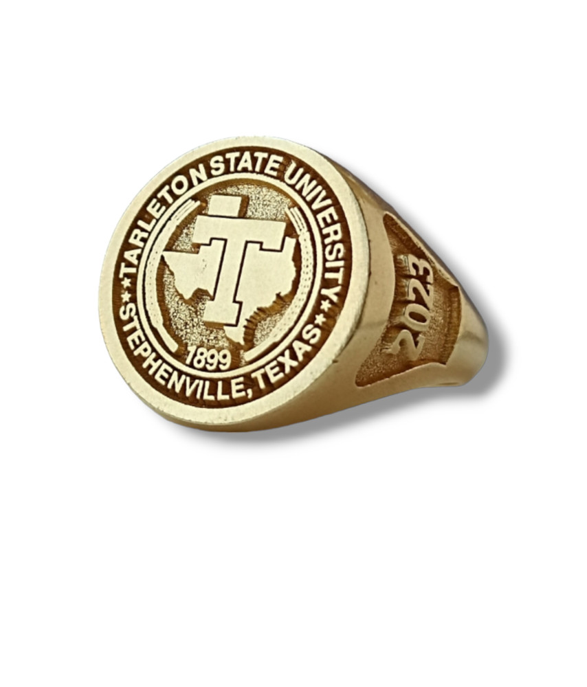 Tarleton State University Class Ring 2023 – Gold Finish Graduation Ring, Stephen