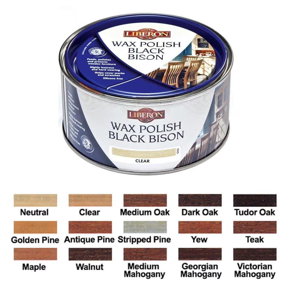 Liberon - Wax Polish Black Bison Paste - 500ml