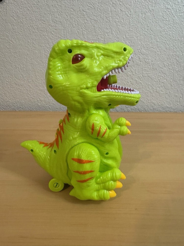 Dino Bump N’ Go w/Lights & Sounds - Lights/Sounds Work; Bubble Feature Untested