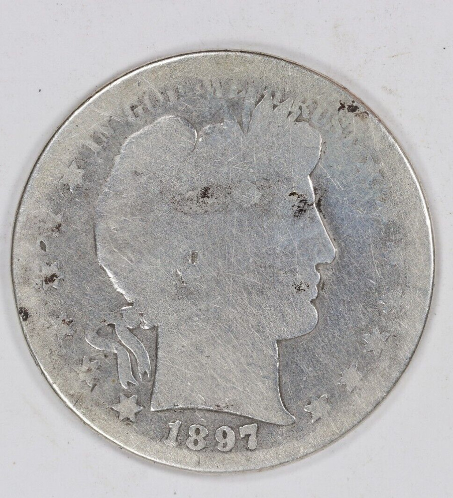 1897-S Barber Half Dollar 50c