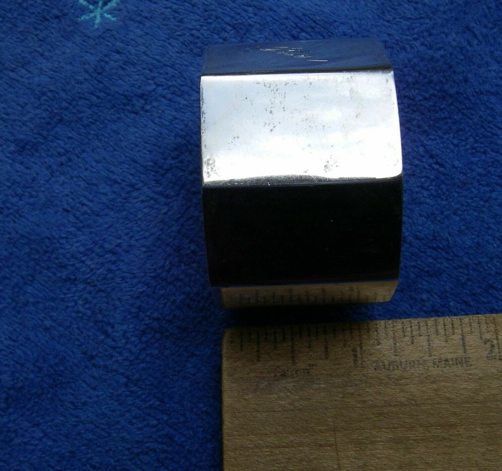 Vintage Octagonal Scandinavian 830 Silver Napkin Ring "Peter" name engraving