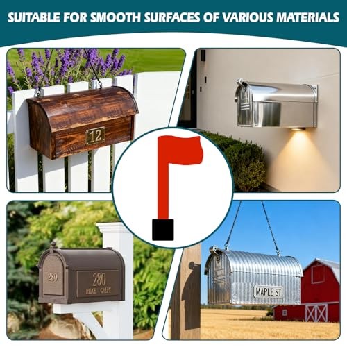Universal Mailbox Flag Replacement Kit for Post Mount & Wall Mount Mailboxes, 1