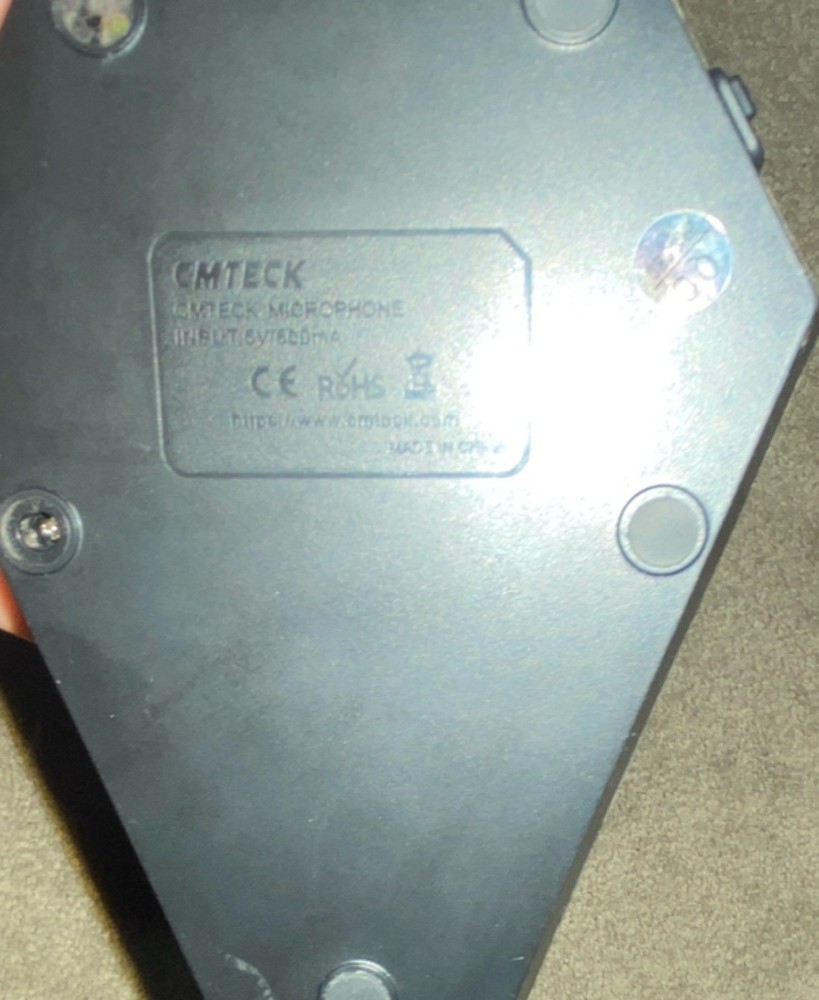 Cmteck Gooseneck USB Microphone Black CMTECK Microphone Model