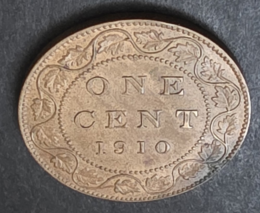 •1910•CANADA•ONE CENT•