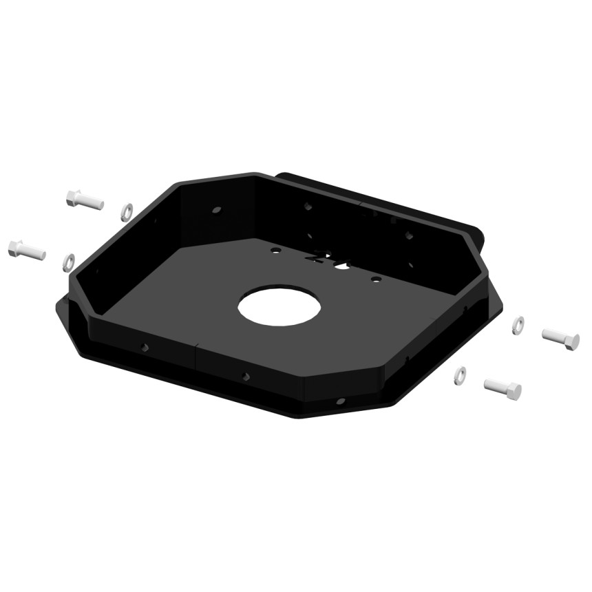 PullRite 331726 Trailer King Pin Wedge QuickConnect Black Steel