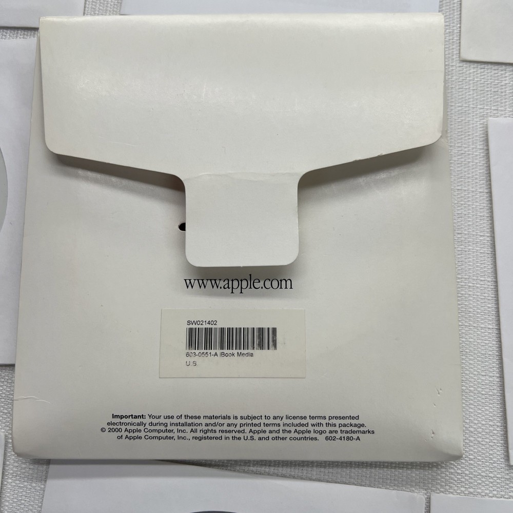 Apple iBook Install Disks Mac OS 10.1.2 + Software Restore + Hardware Test