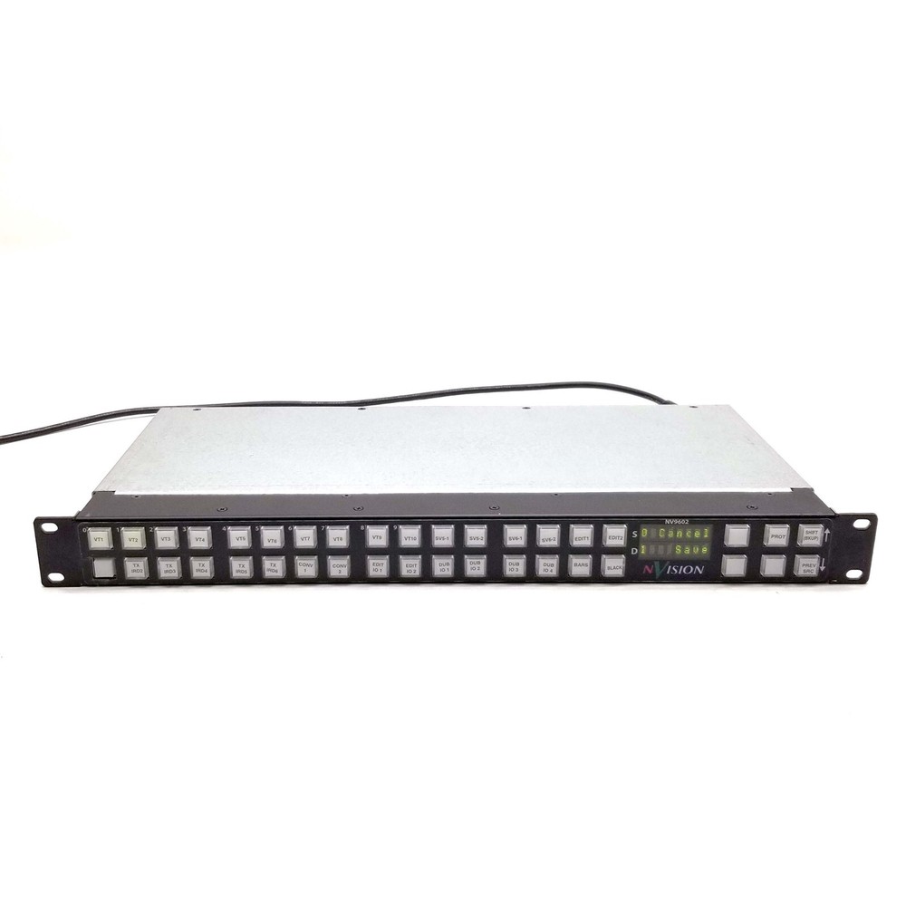 Miranda Nvision NV9602 Multi-Mode Router Control Panel Professional Video/Audio