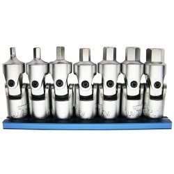 VIMUJM400 Universal Joint Metric Hex Driver Set, 3M - 10M