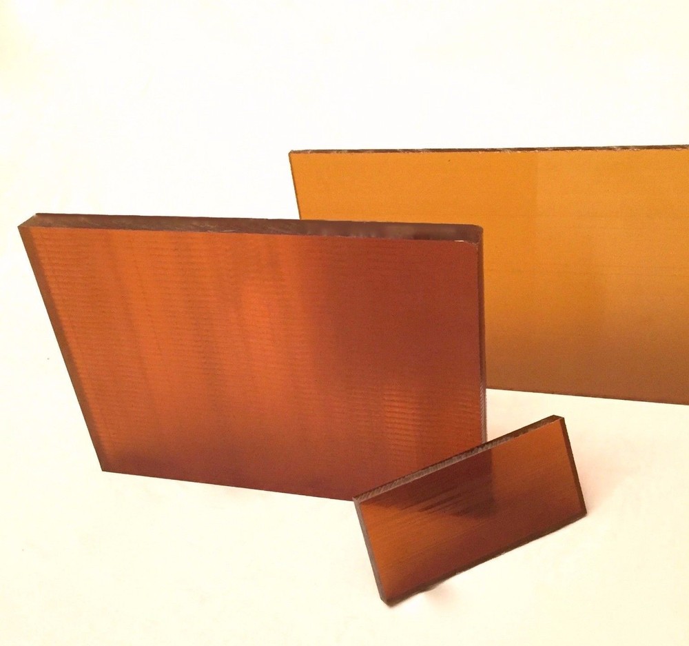 .080" Thick ULTEM Plate - Priced Per Foot- Cut to Size!