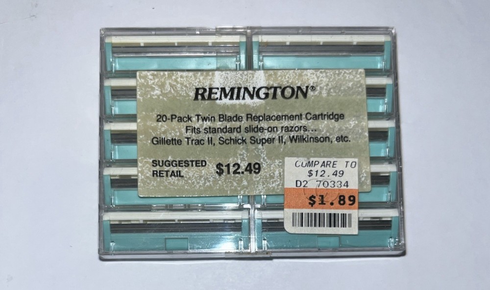 80 ~ GILLETTE TRAC II, SCHICK SUPER II, WILKINSON Twin Blade Replacement Refills