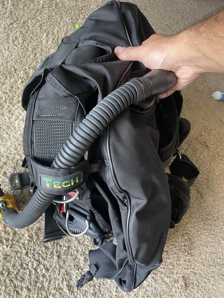 Zeagle Tech BCD w/ Octo Inflator | Size Medium | 65lb Lift | Tech Dive Rig