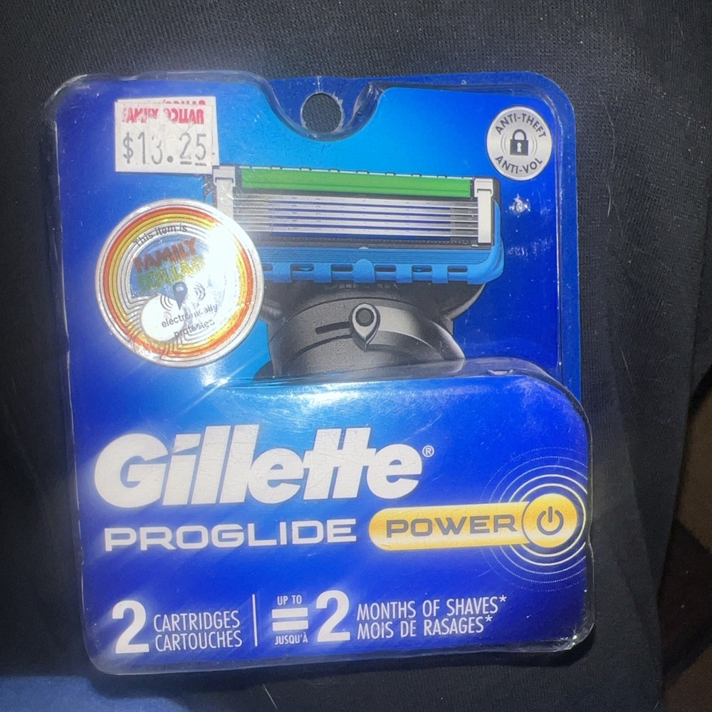 Gillette Proglide Power Razor Blade Refills 2 Count