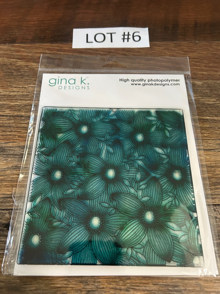 Six 6X6 Stamps - CARD MAKING SCRAPBOOKING
