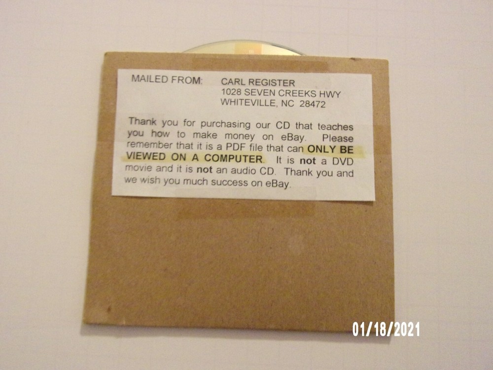 Make Money on EBay CD