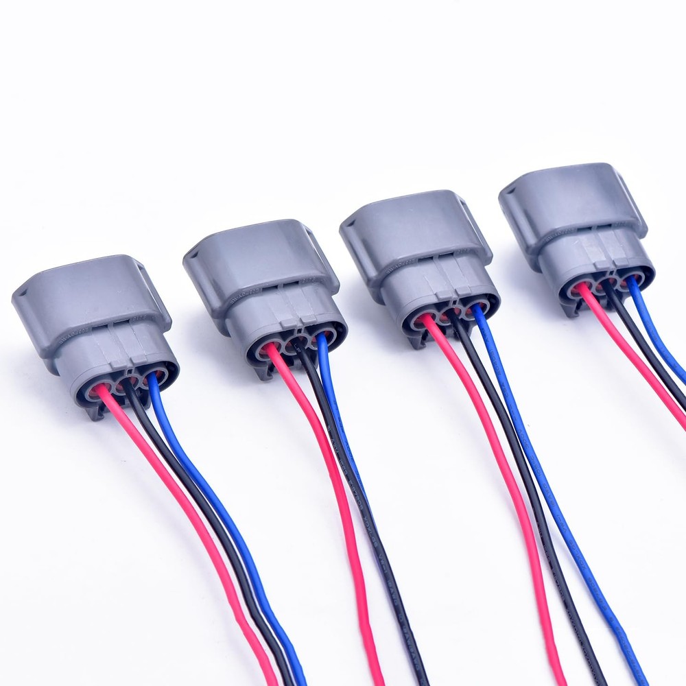 DECKBU 4PCS 3 Pin Automotive Waterproof Sensor Socket Ignition Coil...