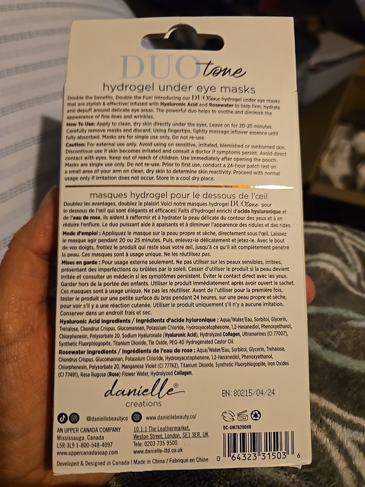 Duotone Under Eye Masks