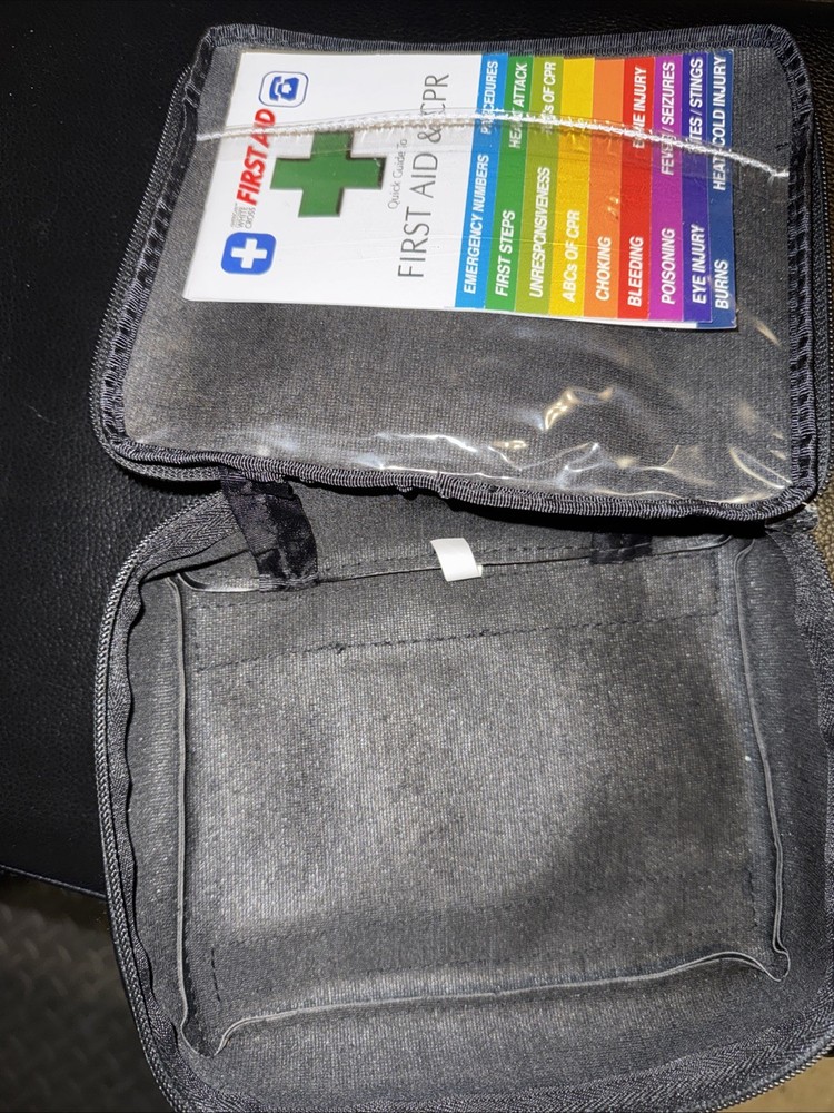 Infiniti Car First Aid Kit Black Pouch