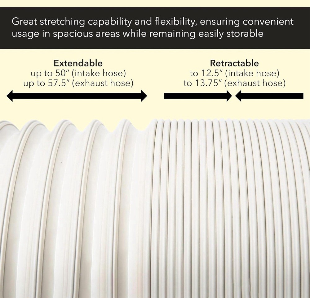 ARC-EH-Type-S, 5" Diameter Extendable Hose for Portable Air Conditioners