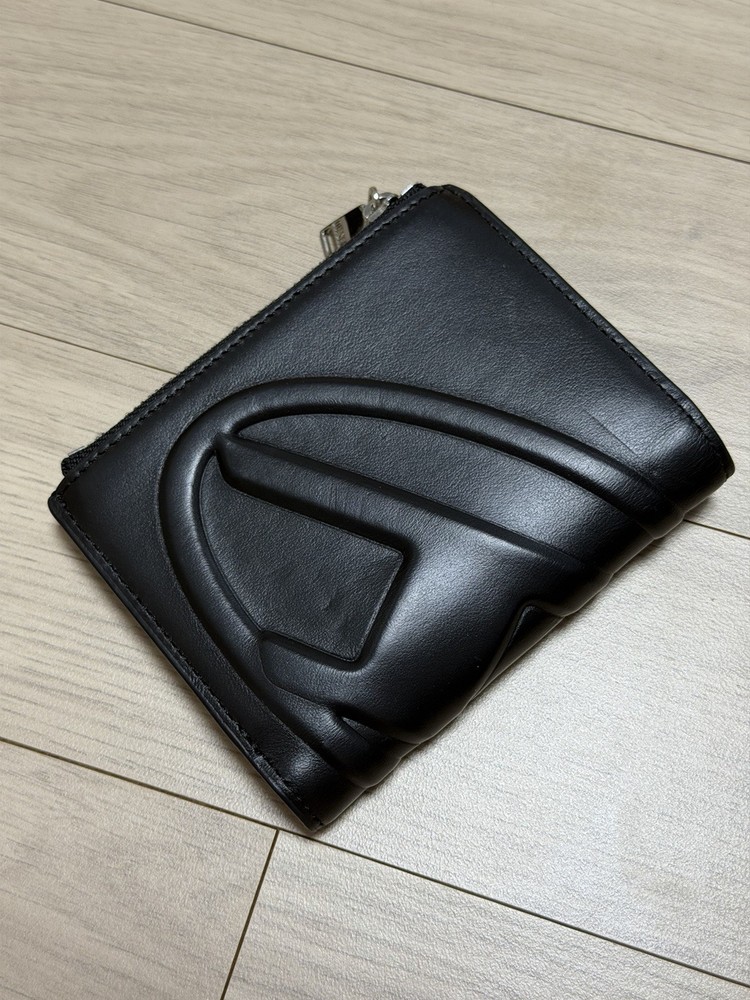 Diesel Small Leather Wallet With Embossed Logo
