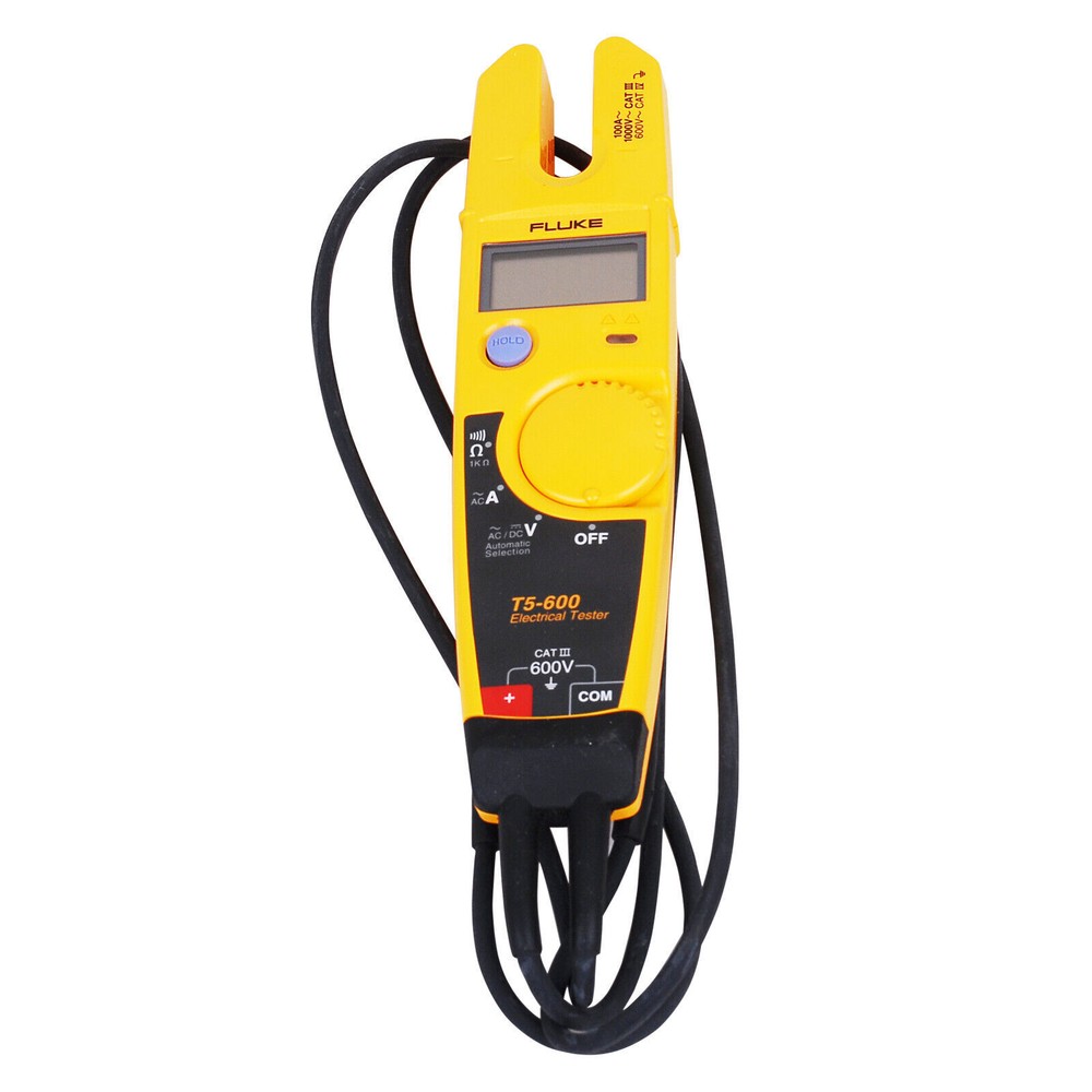 Fluke T5-600 Clamp Meter Continuity Current Electrical Tester