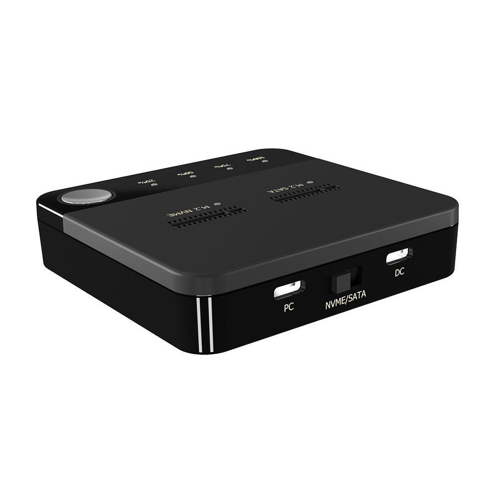 M.2 SATA M.2 NVMe Duplicator High Efficient Portable Hard Drive Duplicator