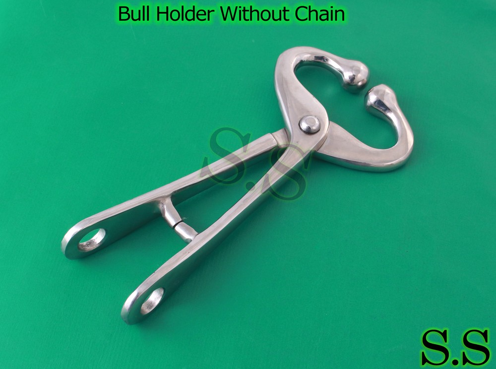 Bull Holder Without Chain Veterinary Instruments