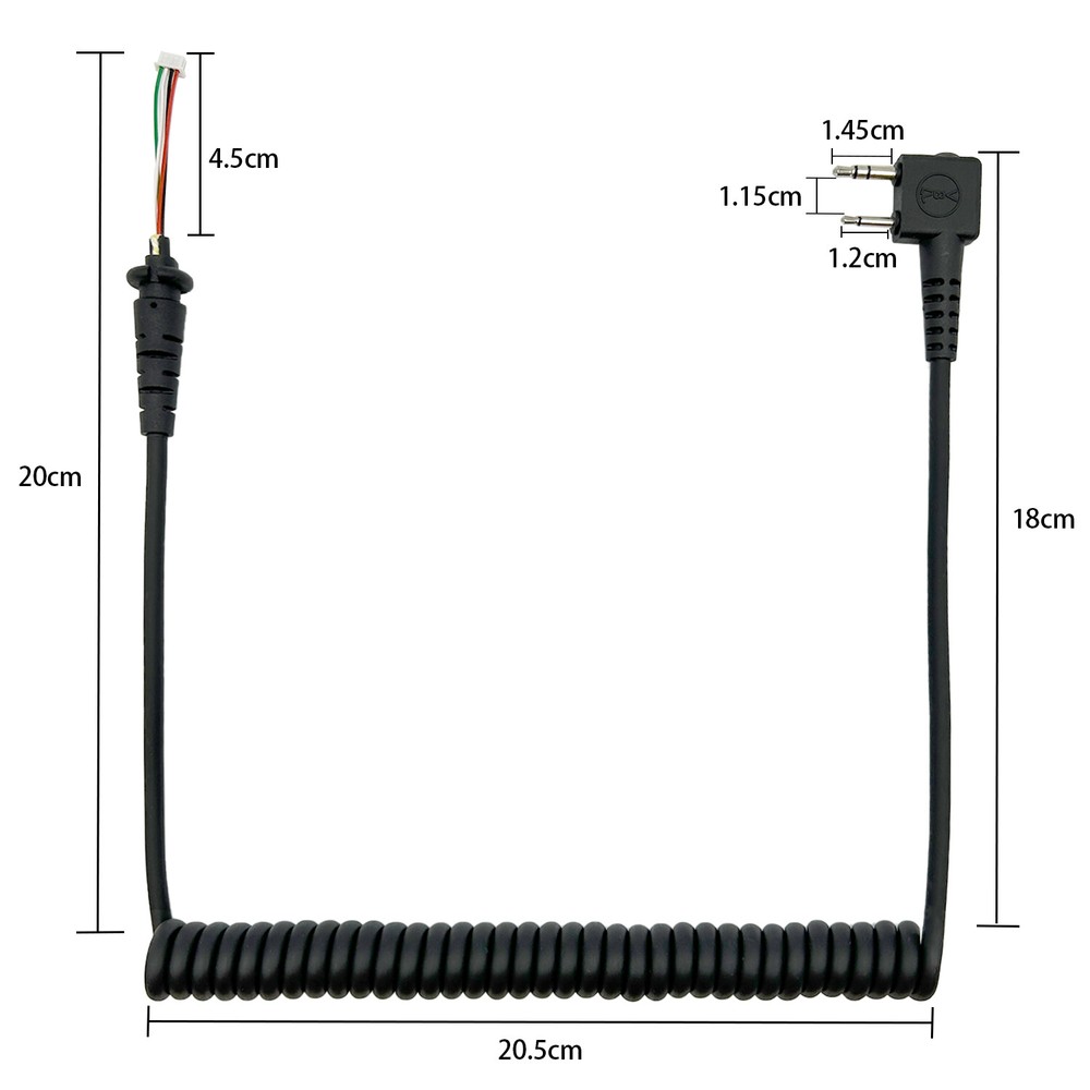 Remote Speaker Microphone for TK3230 TK3302 TK3312 TK3360 TK3400 Handheld Radio