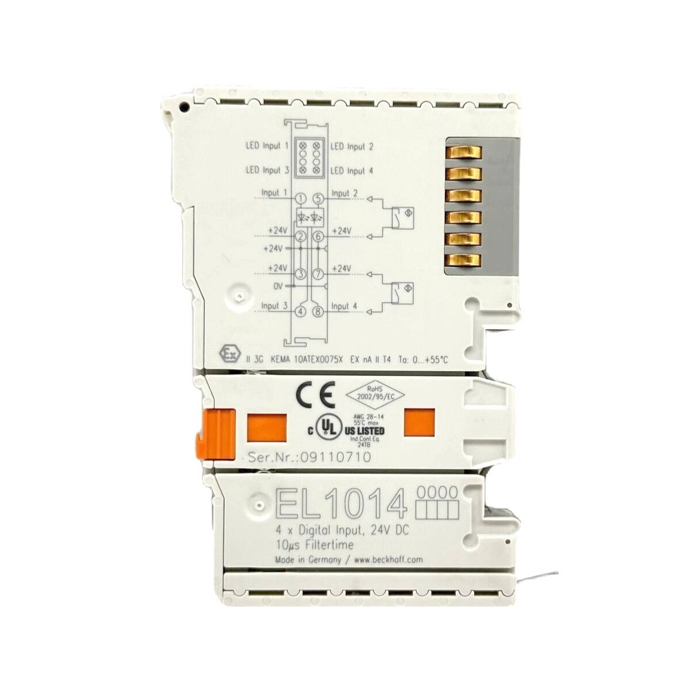 Beckhoff EL1014 Digital Input Module 4-Channel 24 V DC New