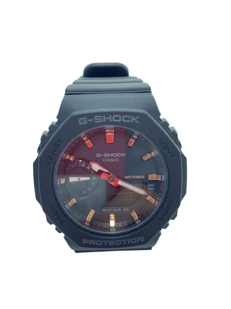 CASIO Quartz Watch G SHOCK Digital Rubber BLK BLK