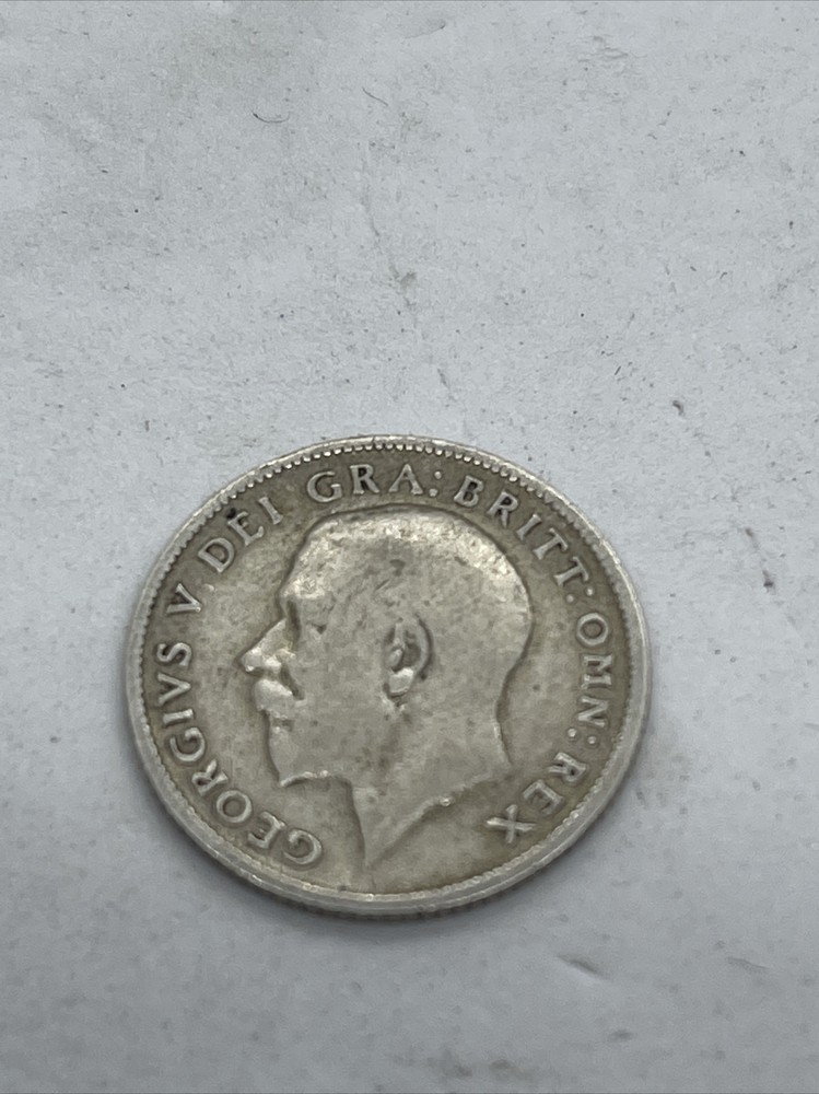Great Britain: 1918 Six Pence  KM#815 ~Very Nice!~