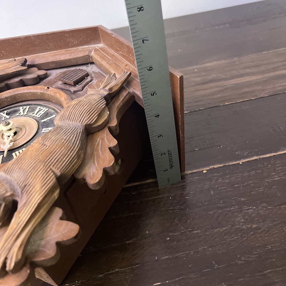W Germany Wood Cuckoo Clock