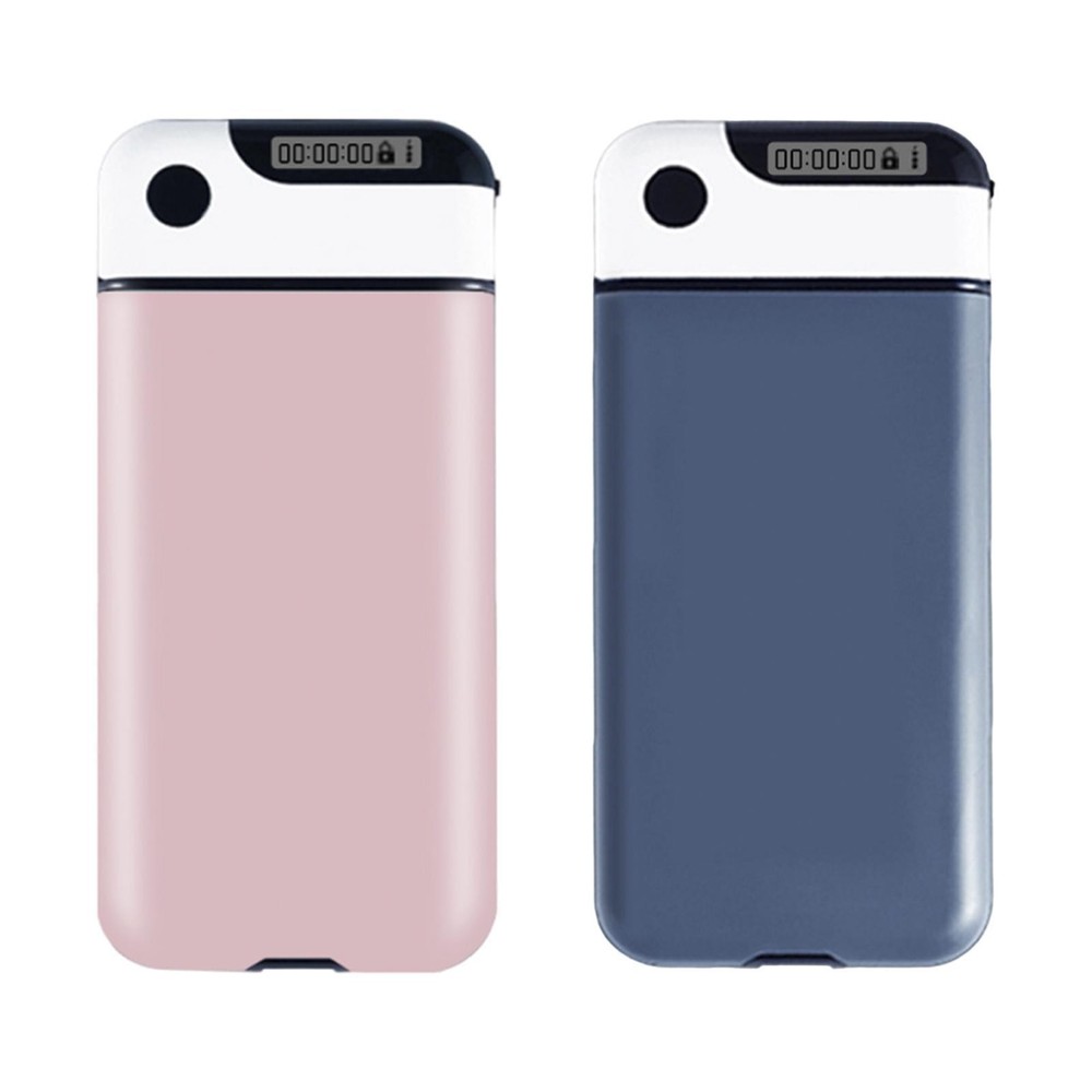 Timed Lock Box Phone Lock Box with Timer Focus Back with Self Control Timer