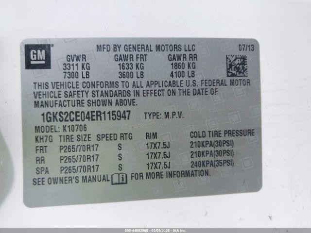 Used Headrest fits: 2014 Gmc Yukon Grade A