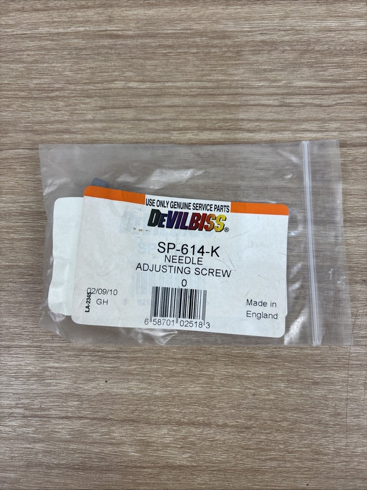 Devilbiss SP-614-K Needle Adjusting Screw FNFP