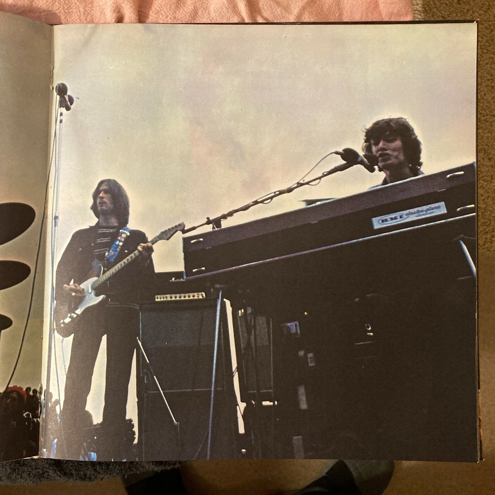 BLIND FAITH 1969 TOUR CONCERT VISUAL THING PROGRAM BOOK / ERIC CLAPTON / great 
